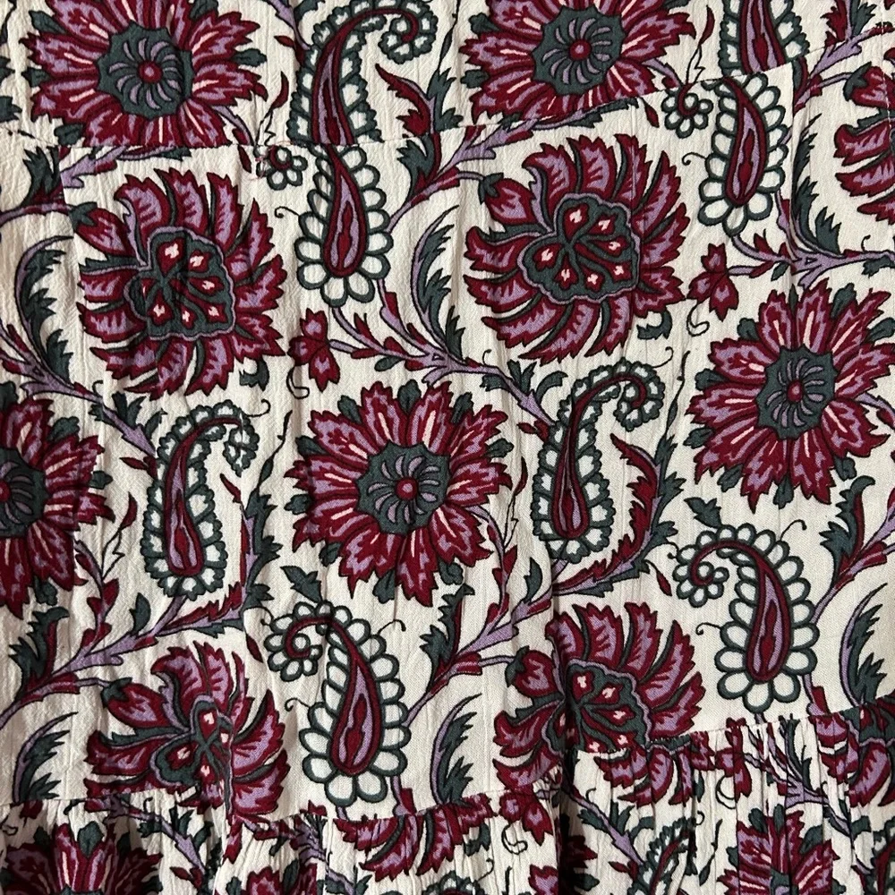 American Eagle Outfitters Floral Tunic - Red and White - Picture 6 of 6